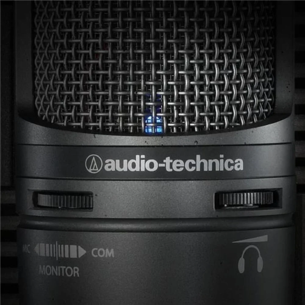 AT2020USB+Cardioid Condenser USB Microphone,With Built-In Headphone Jack &Volume